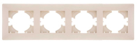 Рамка 4-м Bravo беж. GUSI С1040-003