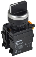 Переключатель 3 полож. 2НЗ черн. MASTER IEK MI-SW60-20X3-5-24-3-K02