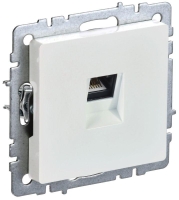 Розетка компьютерная СП RJ45 кат.6 BRITE РК11-БрЖ механизм жемчуж. IEK BR-K10-2-K36