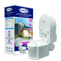 Датчик движения настенный 11м 1200Вт 7мин бел. IONICH 2203