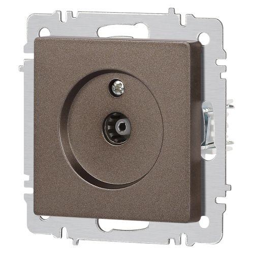 Розетка телевизионная одиночная TV СП Accent 6-301-08 IP20 бронза Intro Б0063616