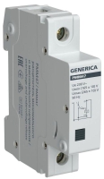 Расцепитель минимального и максимального напряжения РММ47 на DIN-рейку GENERICA MVA21D-RMM-G