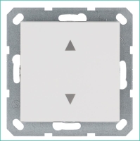 Выключатель для жалюзи 1-кл. 10А IP20 механизм бел. глянцевый Jasmart G3018W