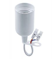 Патрон электрический 71 287 NLH-P-F-WH-E27-TB пластик. подвесной с клеммной колодкой на проводе бел. Navigator 71287