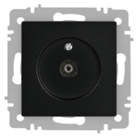 Розетка телевизионная одиночная TV СП Accent 6-301-05 IP20 антрацит Intro