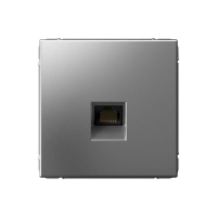 Розетка компьютерная ArtGallery RJ45 кат.5E механизм сталь SE GAL000983