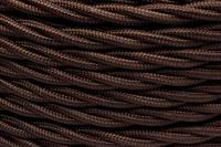 Провод ретро 3х1.5 глянец корич. (уп.50м) Bironi B1-434-072-50
