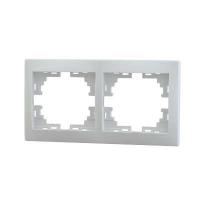 Рамка 2-м Mira горизонт. бел. LEZARD 701-0200-147