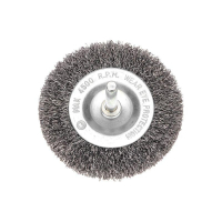 Щетка дисковая для дрели витая стальная проволока 75мм Kranz KR-91-1245