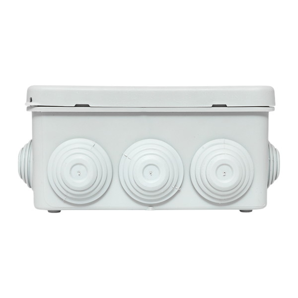 Коробка уравнивания потенциалов КУП-030-014 100х100х50 IP55 с крышкой наружн. для прямого монтажа 10 мембр. вводов сер. EKF plc-kmr-030-014-g