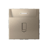 Выключатель карточный ArtGallery 10А без задержки времени быстрозажим. клем. шампань SE GAL000514S