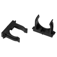 Держатель для труб (клипса) d40мм для прямого монтажа CLIP-40-B-MP черн. (уп.25шт) Эра Б0062033