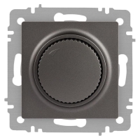 Светорегулятор поворотный СП Accent 6-401-07 600Вт 230В IP20 графит Intro Б0063682