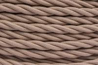 Провод ретро 2х1.5 матов. капучино (уп.50м) Bironi B1-424-716-50