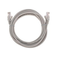 Патч-корд U/UTP CAT 5e RJ45-RJ45 26AWG LSZH сер. 3м Rexant 02-0100-3