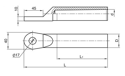 Зажим заземляющий ЗПС-100-3В