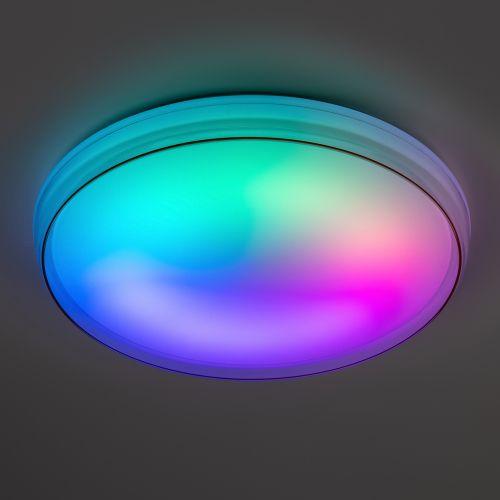 Светильник светодиодный SPB-6-80-RC Solar RGBD 80Вт с ДУ динамическое потолочный Эра Б0054483