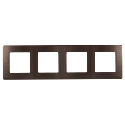 Рамка 4-м 12-5104-13 сатин бронза Эра Б0052536