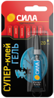 Супер-клей гель 3г SGBL1-3 BL-1 (блист.) СИЛА C0039396