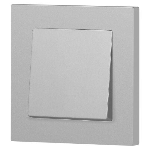 Переключатель перекрестный 1-кл. СП Accent 6-108-03 10А IP20 250В алюм. Intro Б0063583