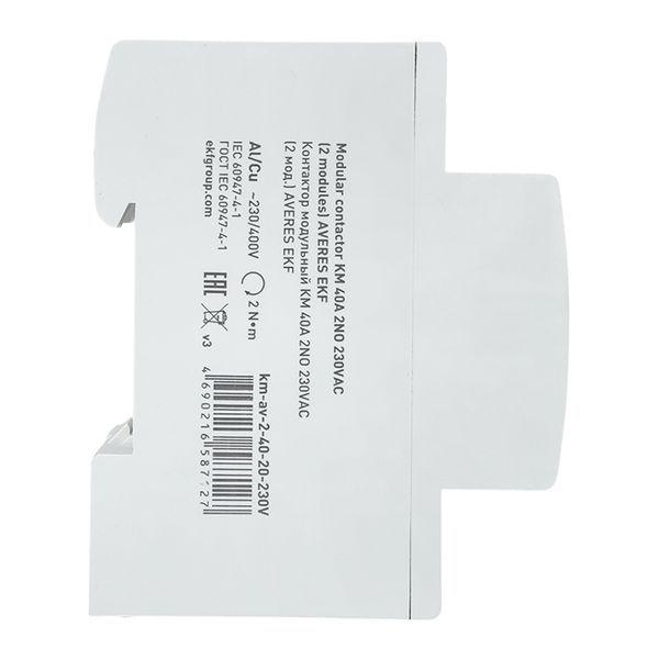 Контактор модульный КМ 40А 2NО 230В AC (2 мод.) AVERES EKF km-av-2-40-20-230V