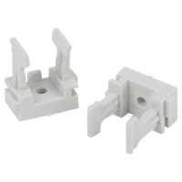 Держатель для труб (клипса) d16мм для монтажного пистолета CLIP-16-P сер. (уп.100шт) Эра Б0058940