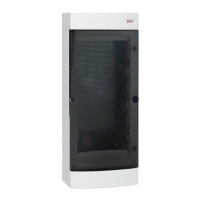 Щит слаботочный навесной Unix 4 габарит IP41 прозр. дверь PROxima EKF ux-4m-n