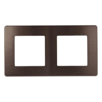 Рамка 2-м 12-5102-13 сатин бронза Эра Б0052516