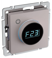 Термостат электронный с индик. BRITE СП IP20 ТС10-1-БрЖ механизм жемчуж. IEK BR-RT11-K36