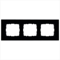 Рамка 3-м G-Glass стекло черн. Black Glass Jasmart G1003GB
