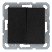 Переключатель перекрестный 2-кл. 10А IP20 механизм антрацит Jasmart G3014B