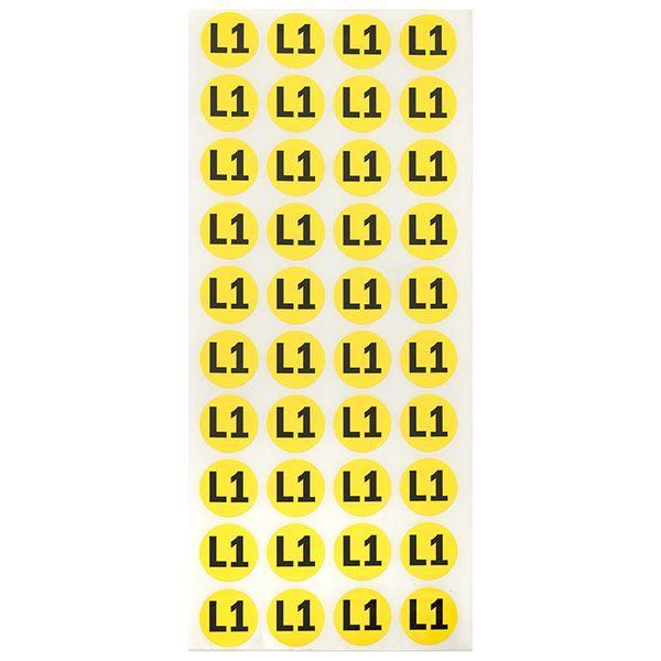 Наклейка "L1" d20мм PROxima EKF an-2-15