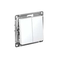 Выключатель 2-кл. AtlasDesign (сх. 5) 10AX с самовозвратом механизм бел. SE ATN000117