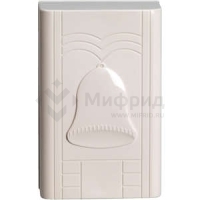 Звонок проводной Гонг электромеханич. гонг два удара 220В 80-90дБА свет. беж. МОНОМАХ ГН-01С