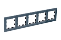 Рамка 5-м AtlasDesign Nature натур. стекло грифель SE ATN360705