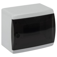 Корпус навесной ЩРН-П-6 ЭРА COMFORT IP41 прозр. крышка пластик. бел. ЭРА Б0067468