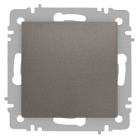 Выключатель 1-кл. СП Accent 6-101-09 10А IP20 250В AL/CU титан Intro Б0063440