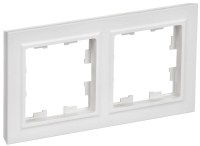 Рамка 2-м BRITE РУ-2-БрАБ арктич. бел. IEK BR-M22-K91