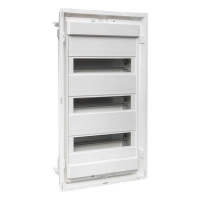 Основание силового щита Nova с DIN-рейками 36мод. IP41 PROxima EKF nv-pbase-36