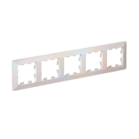 Рамка 5-м AtlasDesign Air жемчуж./дым. бел. SE ATN220405