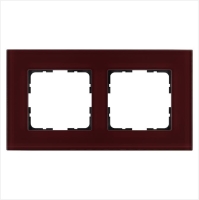 Рамка 2-м G-Glass стекло гранат. JasmartG1002GH