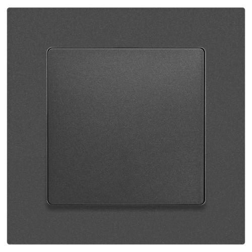 Переключатель перекрестный 1-кл. СП Accent 6-108-07 10А IP20 250В графит Intro Б0063592