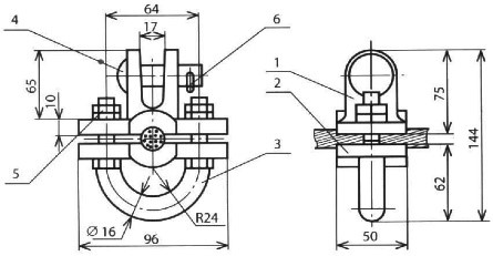 Зажим хомутовый КС-039