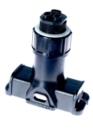 Коробка клеммная взрывозащ. с индикацией питания КВП на пластик. опоре для подключ. или концев. заделки нагреват. секции 1 отверст. под М25 клеммн. колодка 3мод. 10кв.мм Extherm sborka 1P/1L