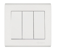 Выключатель 3-кл. Manolya 1вх. 3вых. бел. Makel 41001091