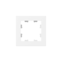 Рамка 1-м Эпика пластик бел. EKF UP1-FPW-01