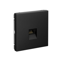 Розетка компьютерная ArtGallery RJ45 кат.6A механизм карбон SE GAL001086