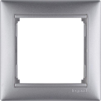 Рамка 1-м Valena алюм. IEK 770151