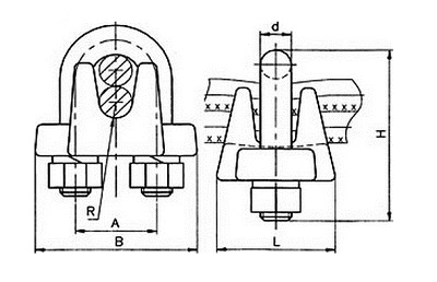Зажим клыковой КС-100-1