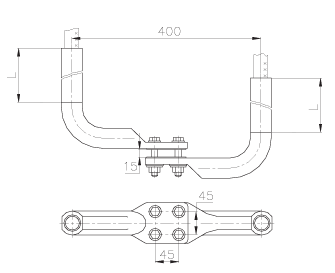 Зажим аппаратный 2А4А-500-3